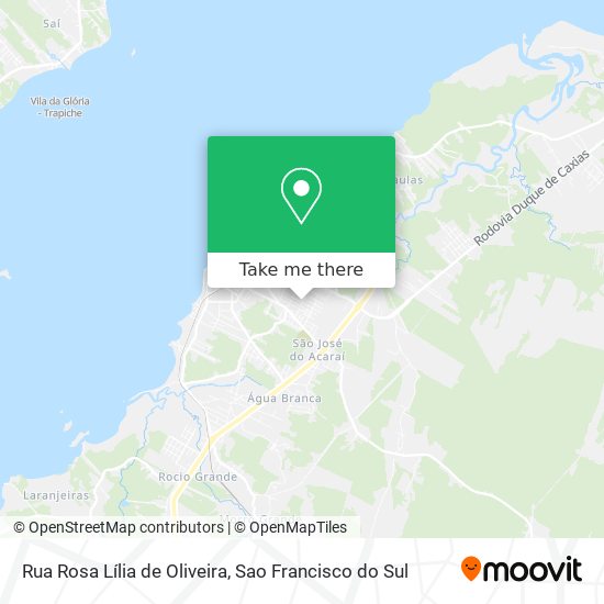 Mapa Rua Rosa Lília de Oliveira