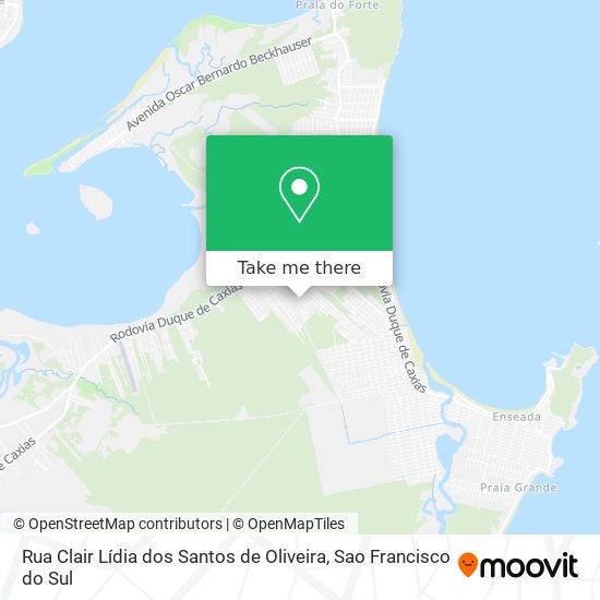 Rua Clair Lídia dos Santos de Oliveira map