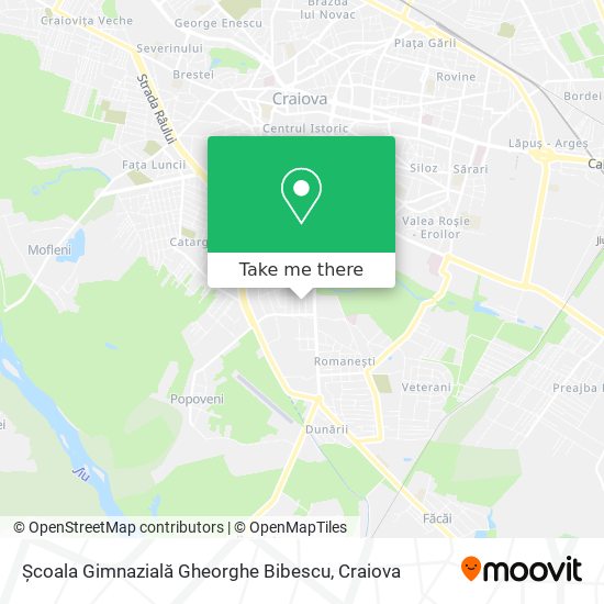 Școala Gimnazială Gheorghe Bibescu map