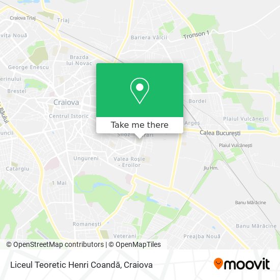 Liceul Teoretic Henri Coandă map