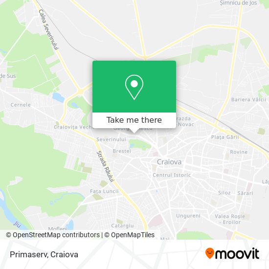 Primaserv map