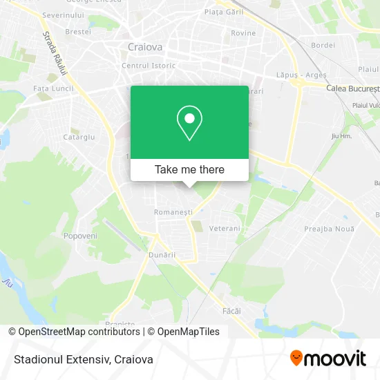 Stadionul Extensiv map