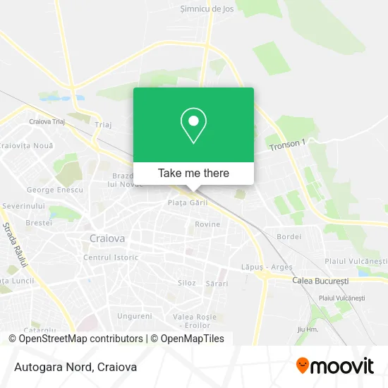 Autogara Nord map