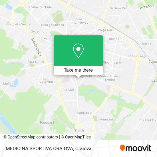 MEDICINA SPORTIVA CRAIOVA map
