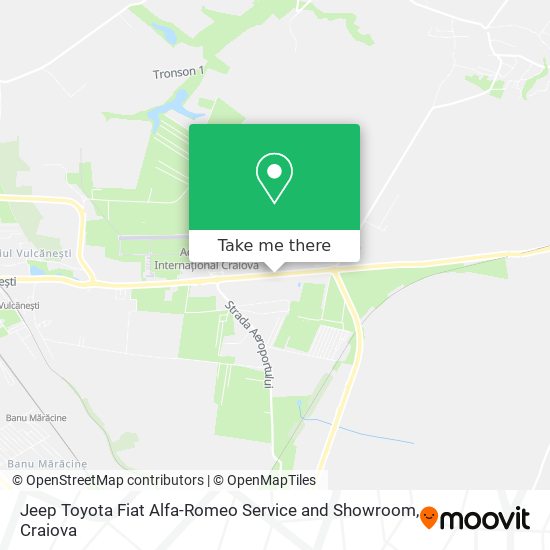 Jeep Toyota Fiat Alfa-Romeo Service and Showroom map