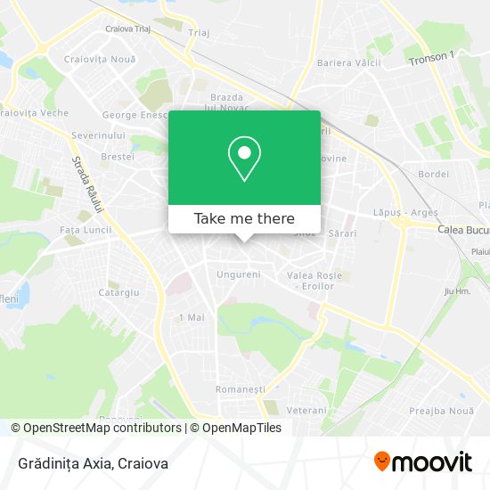Grădinița Axia map