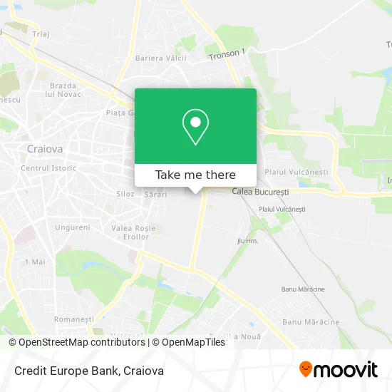 Credit Europe Bank map