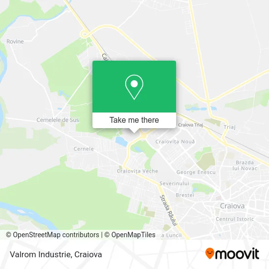 Valrom Industrie map