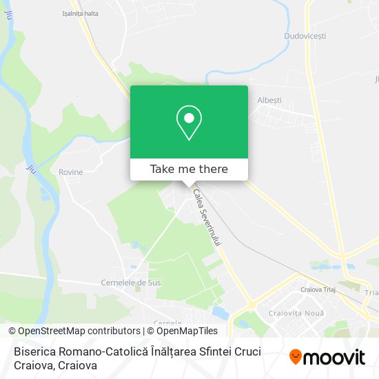 Biserica Romano-Catolică Înălțarea Sfintei Cruci Craiova map