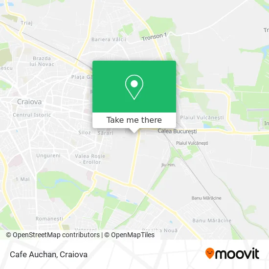 Cafe Auchan map