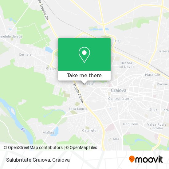 Salubritate Craiova map