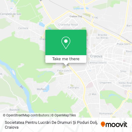 Societatea Pentru Lucrări De Drumuri Și Poduri Dolj map