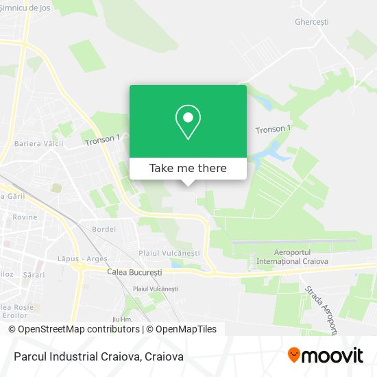 Parcul Industrial Craiova map
