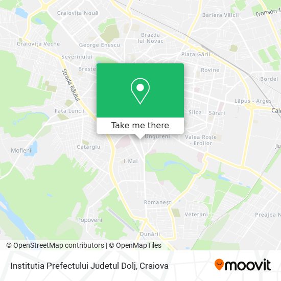 Institutia Prefectului Judetul Dolj map