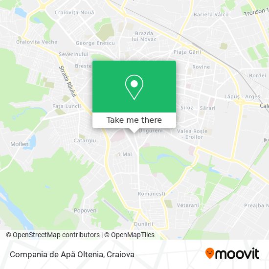 Compania de Apă Oltenia map