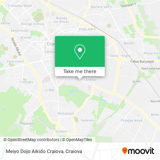 Meiyo Dojo Aikido Craiova map