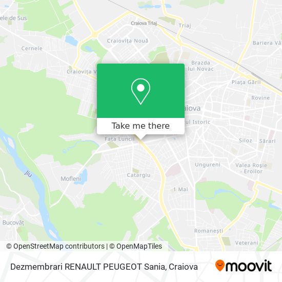 Dezmembrari RENAULT PEUGEOT Sania map