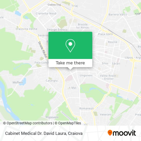 Cabinet Medical Dr. David Laura map