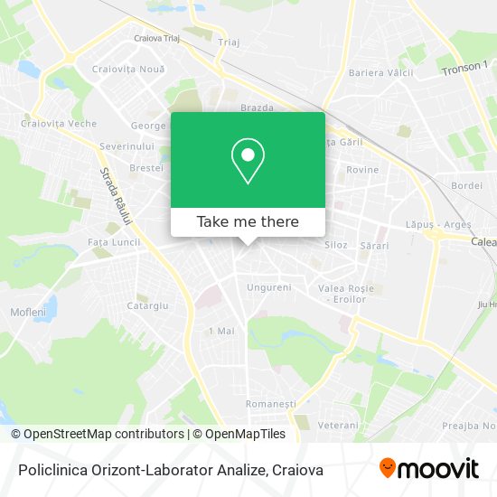Policlinica Orizont-Laborator Analize map