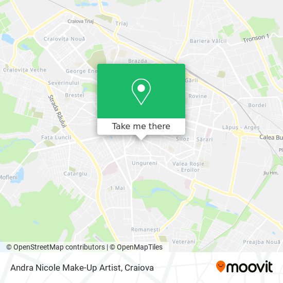 Andra Nicole Make-Up Artist map