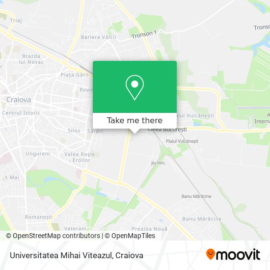 Universitatea Mihai Viteazul map