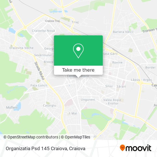 Organizatia Psd 145 Craiova map