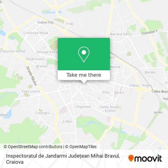Inspectoratul de Jandarmi Județean Mihai Bravul map