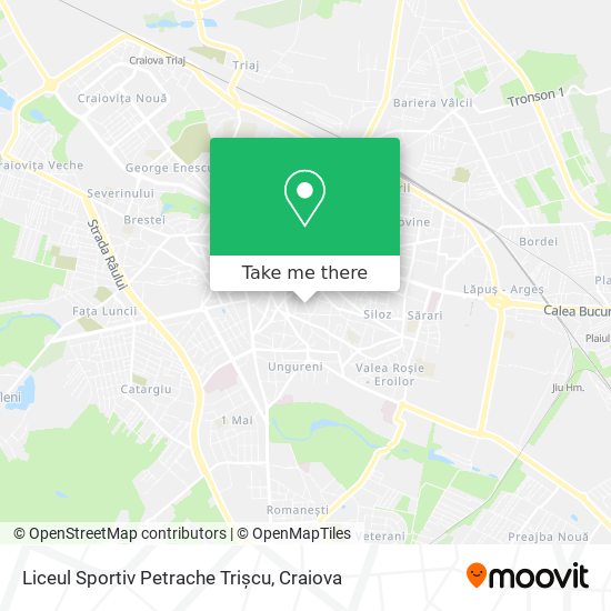 Liceul Sportiv Petrache Trișcu map