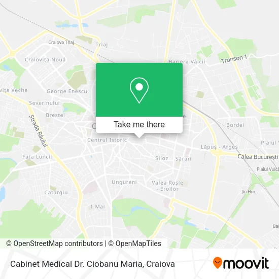 Cabinet Medical Dr. Ciobanu Maria map
