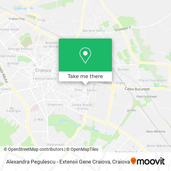 Alexandra Pegulescu - Extensii Gene Craiova map