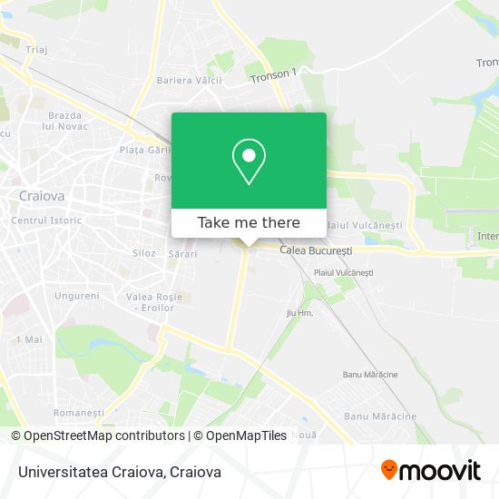 Universitatea Craiova map