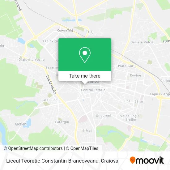 Liceul Teoretic Constantin Brancoveanu map