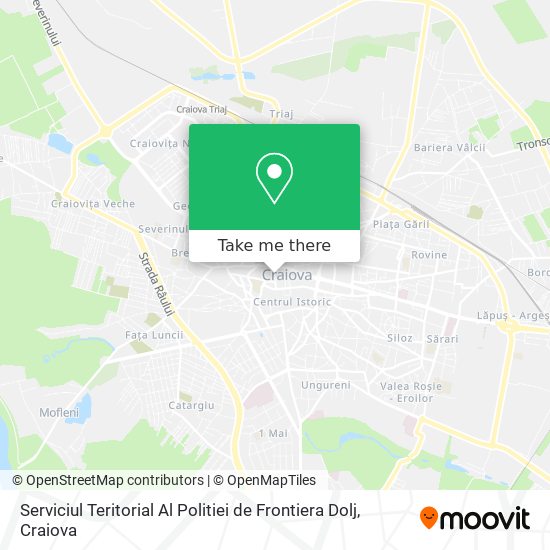 Serviciul Teritorial Al Politiei de Frontiera Dolj map