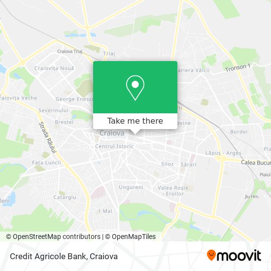 Credit Agricole Bank map