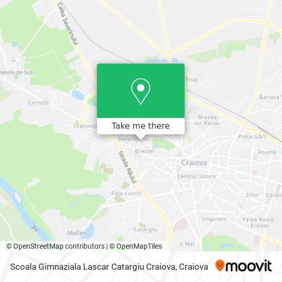 Scoala Gimnaziala Lascar Catargiu Craiova map