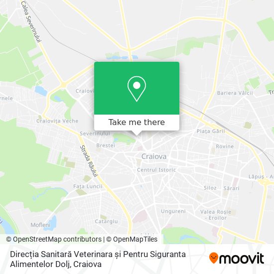 Direcția Sanitară Veterinara și Pentru Siguranta Alimentelor Dolj map