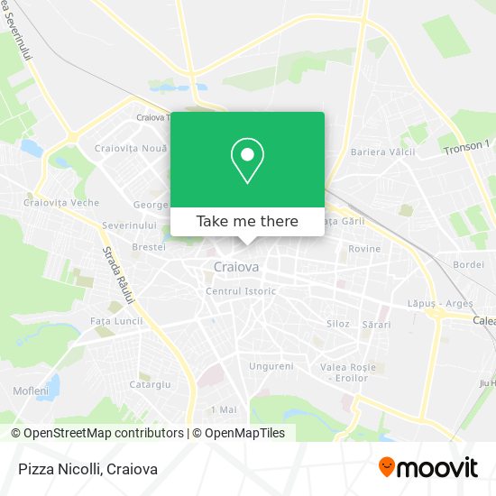 Pizza Nicolli map