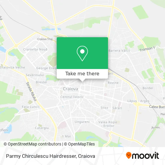 Parmy Chirculescu Hairdresser map