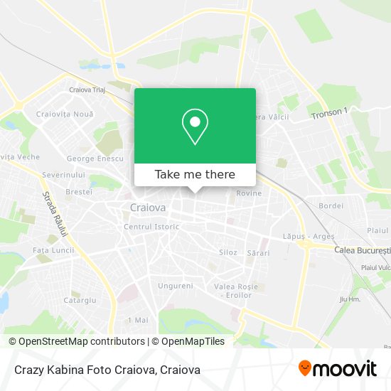 Crazy Kabina Foto Craiova map