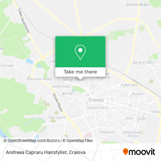Andreea Capraru Hairstylist map