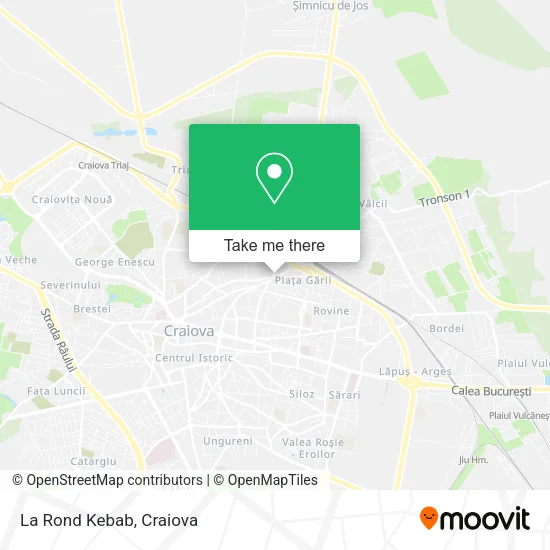 La Rond Kebab map