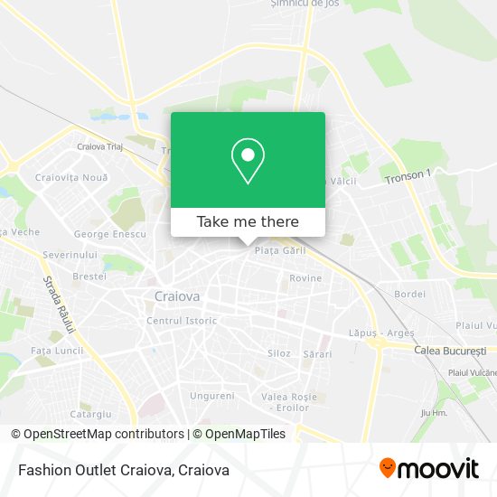 Fashion Outlet Craiova map