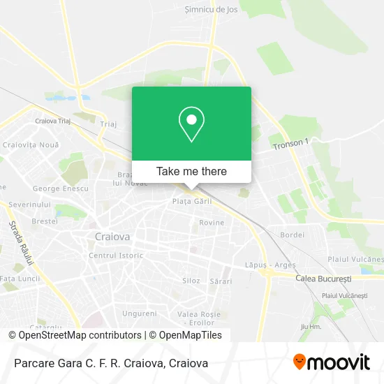 Parcare Gara C. F. R. Craiova map
