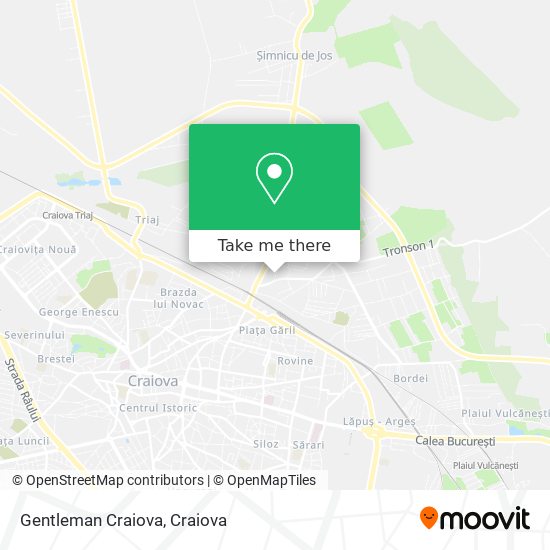 Gentleman Craiova map