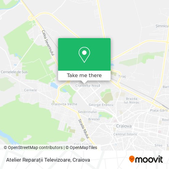 Atelier Reparații Televizoare map