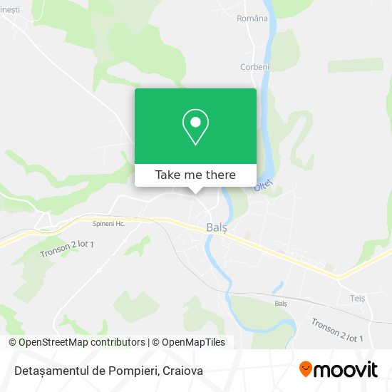 Detașamentul de Pompieri map