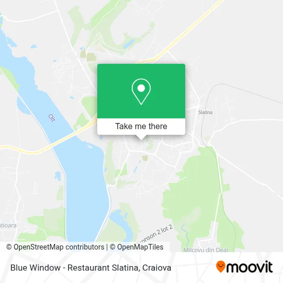Blue Window - Restaurant Slatina map