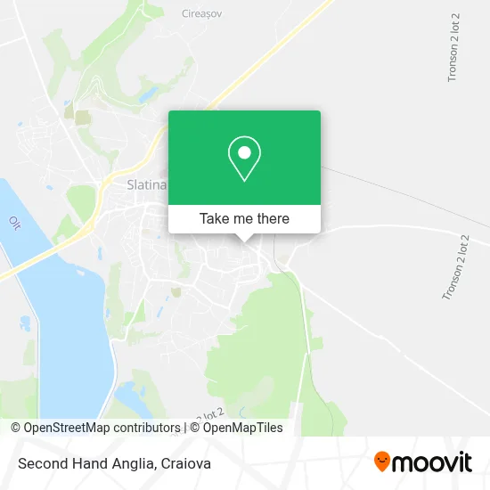 Second Hand Anglia map