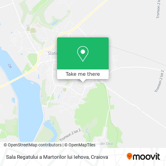 Sala Regatului a Martorilor lui Iehova map