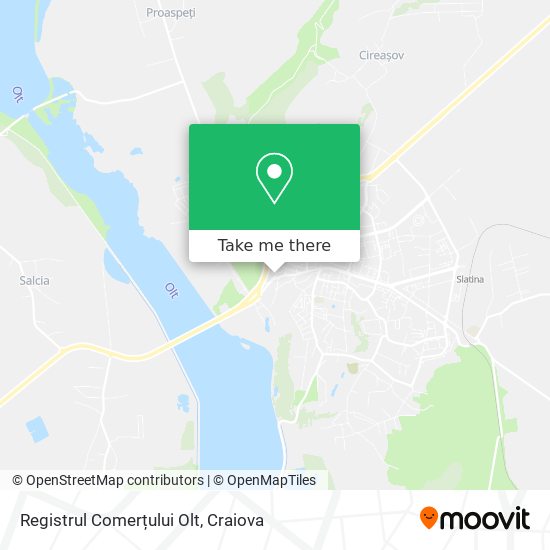 Registrul Comerțului Olt map